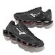 Mizuno 慢跑鞋 Wave Prophecy 13 S 男鞋 黑 紅 運動鞋 緩衝 路跑 美津濃 J1GC2449-05 product thumbnail 7