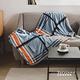 絲薇諾 花格子-藍 150×200cm法蘭絨毯包邊四季毯 product thumbnail 5