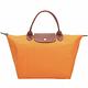 LONGCHAMP Le pliage 中型 短提把摺疊水餃包(橙色) product thumbnail 2