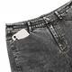 OUWEY歐薇 簡約個性棉質牛仔五分褲(黑色；S-M)3232168552 product thumbnail 3