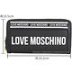 LOVE MOSCHINO 字母織帶牛皮拉鍊長夾(黑色) product thumbnail 6