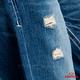 BRAPPERS 女款 Boy Firend Jeans 系列-女用五分反摺褲-藍 product thumbnail 8