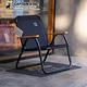 日本CAPTAIN STAG 戶外露營鋁合金折疊單人椅-黑色 product thumbnail 4