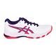 ASICS NETBURNER BALLISTIC FF 2 女排羽球鞋 1052A055-103 白深紫桃紅 product thumbnail 2