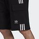 ADIDAS ADICOLOR 三葉草  男運動短褲-黑-HB9542 product thumbnail 5