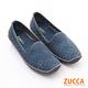 ZUCCA-縷空車線氣墊平底包鞋-藍-Z6001be product thumbnail 6