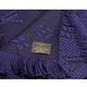 LV M75703 Monogram LOGO MANIA 羊毛針織圍巾(紫羅蘭色) product thumbnail 6
