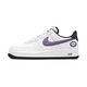 Nike Air Force 1 07 LV8 Hoops 男鞋 白色 紫色 經典 復古 休閒鞋 DH7440-100 product thumbnail 2