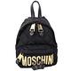 MOSCHINO 菱格衍縫尼龍迷你後背斜背兩用包(黑色) product thumbnail 2