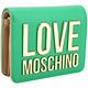 LOVE MOSCHINO 金字母拼色襯裡對折釦式短夾(綠色) product thumbnail 4