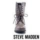 STEVE MADDEN-TROOPA 真皮綁帶中筒靴-棕色 product thumbnail 3
