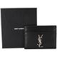 YSL Saint Laurent MONOGRAM 銀字小牛皮卡片夾(黑色) product thumbnail 5