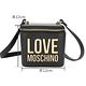 LOVE MOSCHINO 迷你款 金屬字母LOGO皮革肩背/斜背化妝包(黑色) product thumbnail 6