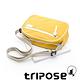 tripose PIPE系列滾邊梯型斜背包 黃 product thumbnail 4