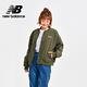 【New Balance】 抓皺設計飛行外套_女性_墨綠色_WJ33507KOU product thumbnail 5