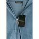 Emporio Armani 衍縫紋帽珊瑚絨藍綠運動套裝(連帽外套+長褲) product thumbnail 4