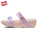 【FitFlop】LOTTIE IRIDESCENT SCALE SLIDES 珍珠光系列雙帶涼鞋-女(柔和粉) product thumbnail 3