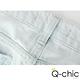 漸層刷色破損不修邊牛仔短褲 (藍色)-Q-chic product thumbnail 9