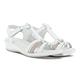ECCO FINOLA SANDAL 皮革編織舒適坡跟涼鞋 女鞋 白色 product thumbnail 3