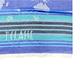 Alviero Martini 義大利地圖 條紋地圖絲巾-藍(80X180) product thumbnail 3
