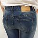 正韓 刷色磨損彈性貼腿窄管-(水洗藍)100%Korea Jeans product thumbnail 4