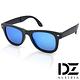 DZ 非凡品味摺疊式 防曬偏光 太陽眼鏡墨鏡(霧黑框冰藍膜) product thumbnail 2