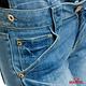 BRAPPERS 女款 Boy Friend Jeans系列-女用彈性吊帶九分褲-淺藍 product thumbnail 7