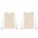 La Belleza韓版圓領白色蕾絲袖拼接麻花薄針織項鏈造型上衣 product thumbnail 8