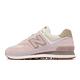 New Balance 休閒鞋 574 復古 經典款 女鞋 紐巴倫 N字鞋 麂皮 穿搭推薦 粉 淺褐 WL574SP2-B product thumbnail 3