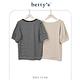 betty’s貝蒂思　PREPPY印花刺繡橫條紋T-shirt(共二色) product thumbnail 8