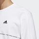 Adidas Word S/S Tee IA9449 男女 短袖 上衣 T恤 亞洲版 運動 訓練 寬鬆 棉質 白 product thumbnail 7