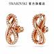 SWAROVSKI 施華洛世奇 Hyperbola 耳釘 Infinity, 白色, 鍍玫瑰金色調 product thumbnail 5