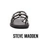 STEVE MADDEN-HARP 時尚飾扣皮質涼拖鞋-黑色 product thumbnail 4