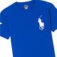 Polo Ralph Lauren 年度熱銷刺繡大馬圓領短袖素面T恤-藍色 product thumbnail 2