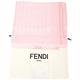 FENDI 雙F緹花有機真絲混羊毛方型披肩/圍巾(粉色) product thumbnail 5