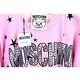 MOSCHINO 太空熊星星圖案粉色棉質長版短袖T恤 product thumbnail 4