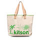 kitson  夏威夷風真皮背帶托特包(L) GREEN product thumbnail 2