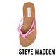 STEVE MADDEN-ALLOW 簡約亮彩扭結T字平底拖鞋-霓粉 product thumbnail 6