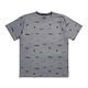 EDWIN 涼感系列 滿版印花短袖T恤-男-暗灰色 product thumbnail 2