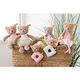 STEIFF德國金耳釦泰迪熊 GOTS Rosy Teddy bear 嬰幼兒手搖鈴 product thumbnail 3