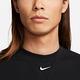 Nike 短袖 Solo Swoosh 男款 黑 寬鬆 短T 重磅 厚磅 上衣 基本款 小勾 FB7866-010 product thumbnail 7