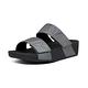 FitFlop MINA IRIDESCENT SLIDES 寬帶涼鞋-女(靚黑色) product thumbnail 2