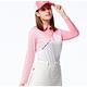 【Lynx Golf】女款合身版吸溼排汗配色線條設計立體貼膜造型長袖POLO衫/高爾夫球衫(三色) product thumbnail 6