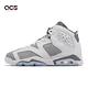 Nike Air Jordan 6 Retro GS 大童鞋 女鞋  Cool Grey 6代 喬丹 休閒鞋 384665-100 product thumbnail 3