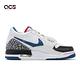 Nike 休閒鞋 Air Jordan Legacy 312 Low GS 大童鞋 女鞋 白 藍 黑 爆裂紋 FV8117-141 product thumbnail 3