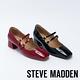 STEVE MADDEN-DIANA 皮革粗跟雙帶瑪莉珍鞋-黑色 product thumbnail 8