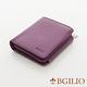 義大利BGilio-高質感牛皮短夾-紫色 1969.313-10 product thumbnail 3