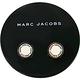 MARC JACOBS Logo Disc Stud 字母琺瑯圓盤耳針式耳環(金x象牙白) product thumbnail 3