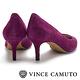 Vince Camuto 首選小羊皮素面高跟鞋-絨紫 product thumbnail 4