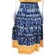 Max Mara-WEEKEND 藍x白x黃色直條塗鴉設計及膝裙 product thumbnail 6
